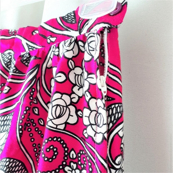 Vintage 1970s Alex Colman Bright Pink Maxi Skirt Size Small - Picture 4 of 11